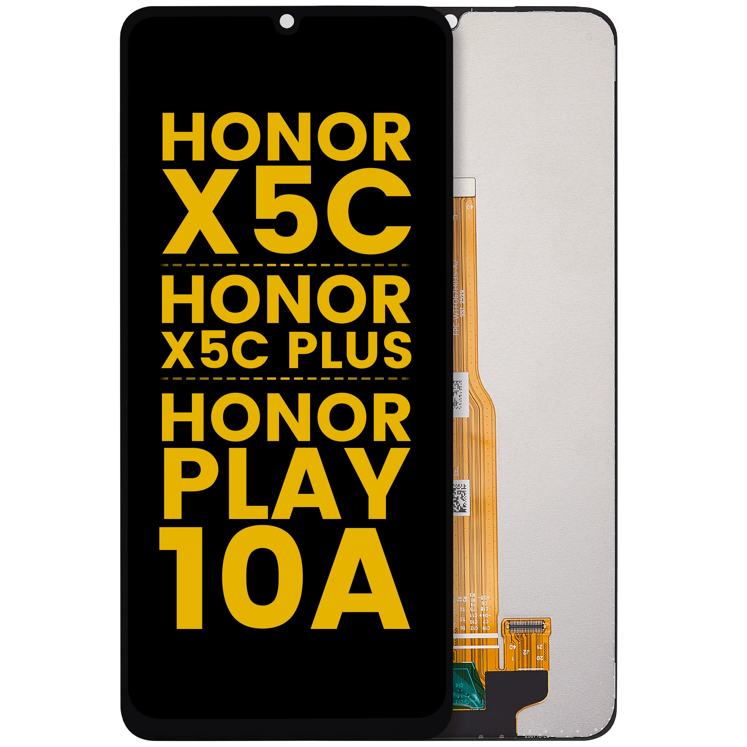 LCD-Display ohne Rahmen für Honor X5C / X5C Plus / Play 10A (Refurbished) (Alle Farben)