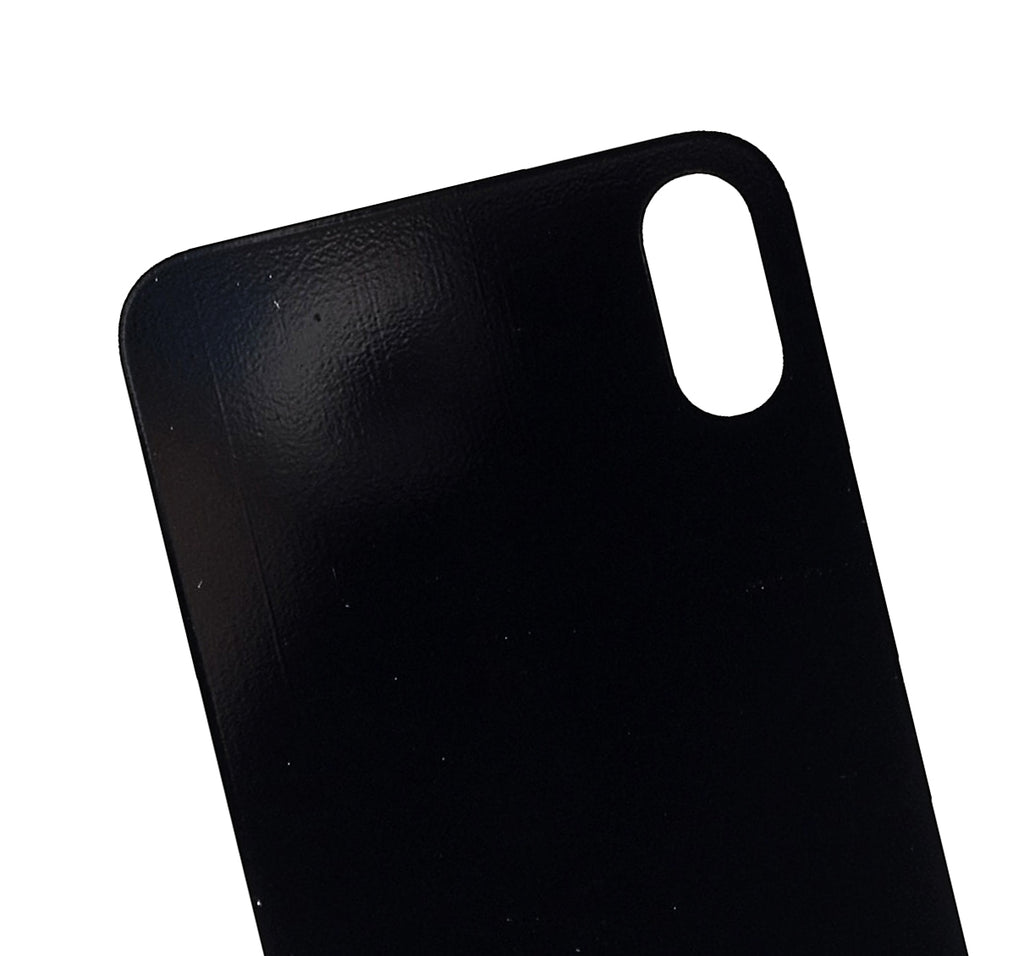 Backcover Glass für iPhone X (ohne Logo) (Space Grau)