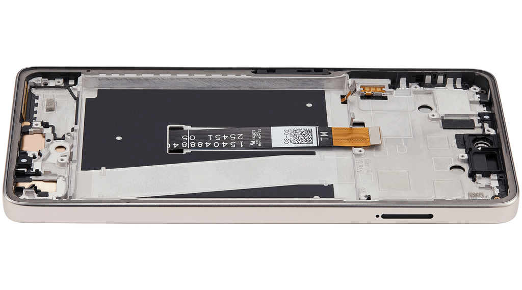 LCD-Display mit Rahmen für Motorola Moto G Power 5G (XT2617 / 2026) (Refurbished) (Pure Cashmere)