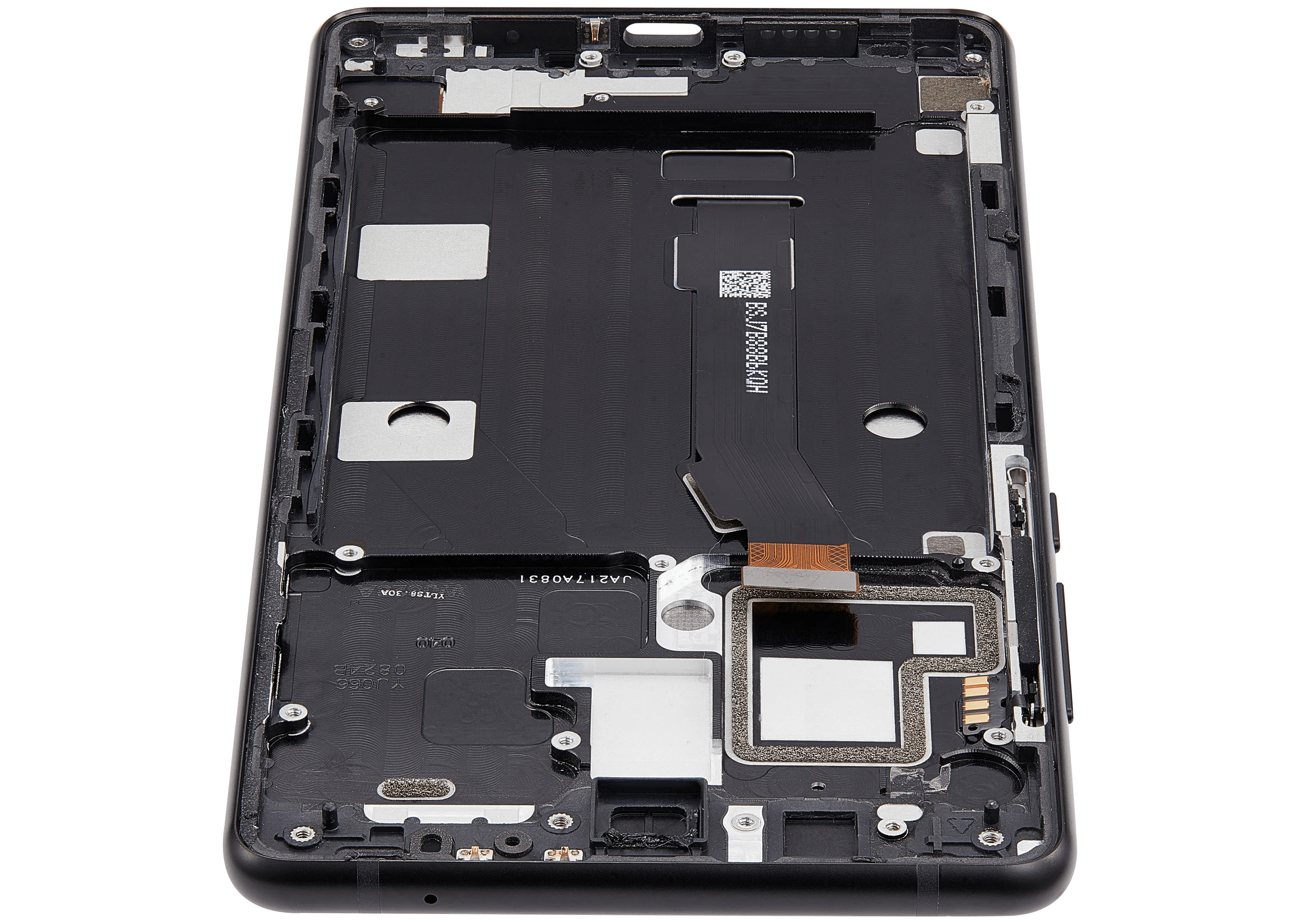 LCD-Display mit Rahmen für Xiaomi Mi Mix 2 (Aftermarket Plus) (Schwarz)