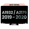 Complete LCD-Display für MacBook Air 13" A1932 / A2179 (2019-2020) (gebrauchter OEM-Ausbau, Qualität B) (Rose Gold)