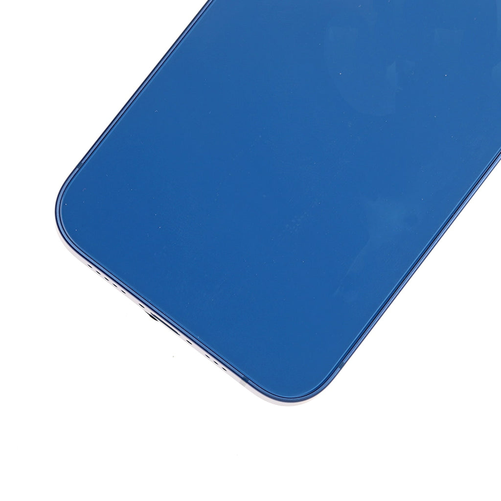 Original Apple-Ausbau C gebraucht – iPhone 13 US Version Backcover/Rahmen Blau