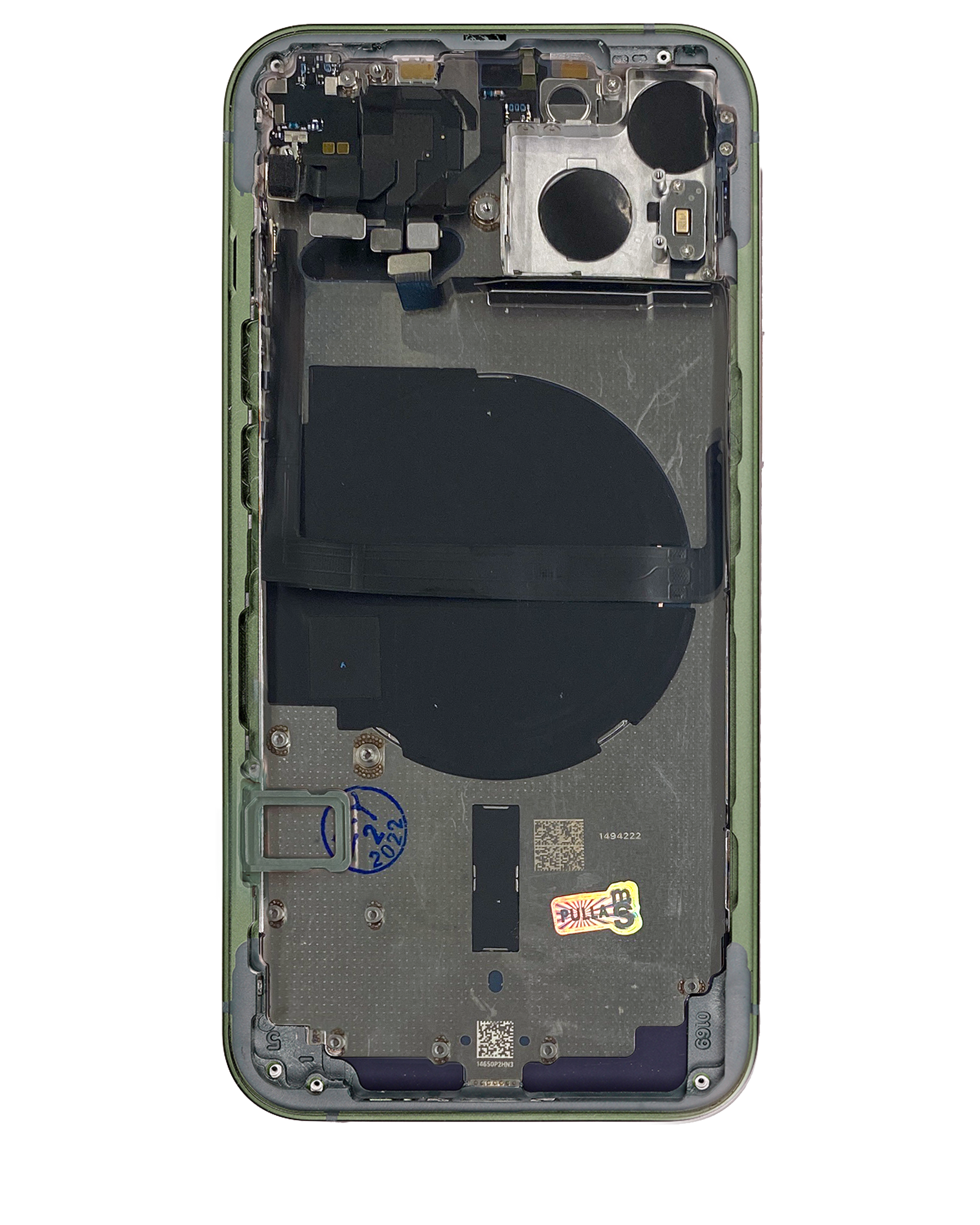 Original Apple-Ausbau C gebraucht – iPhone 13 EU / Backcover/Rahmen Grün