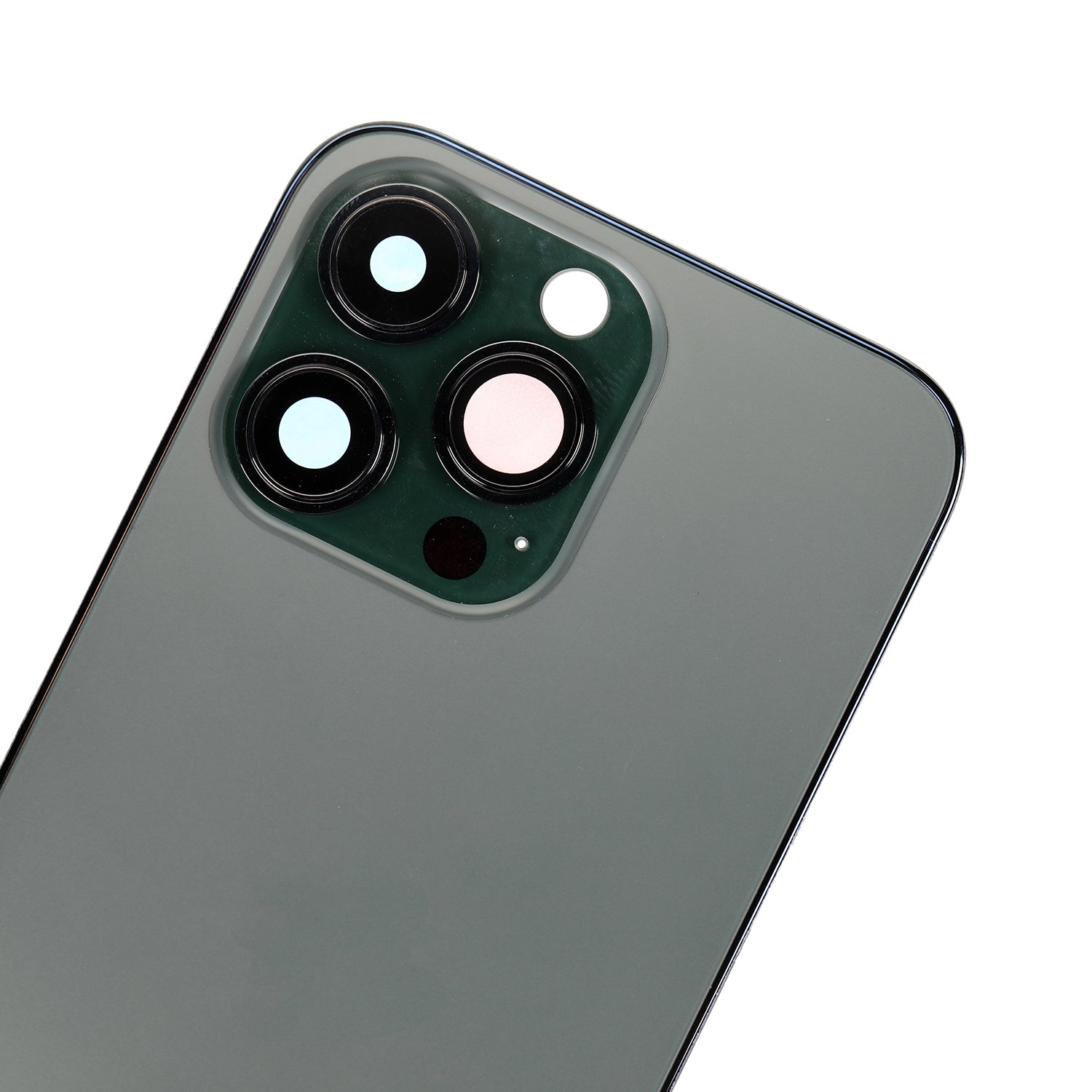 Original Apple-Ausbau A gebraucht – iPhone 13 Pro Backcover/Rahmen Alpine Grün