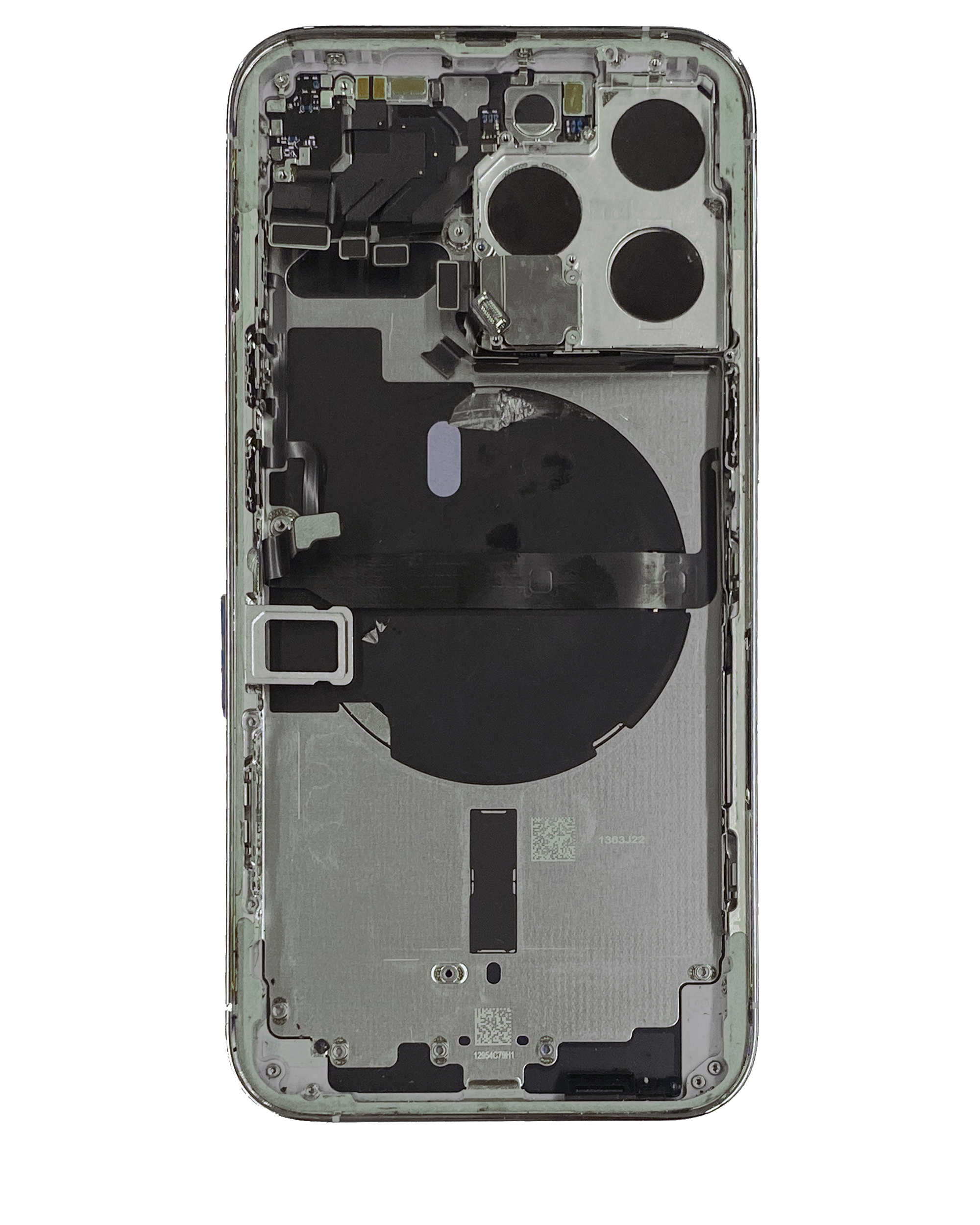 Original Apple-Ausbau A gebraucht – iPhone 13 Pro Backcover/Rahmen Alpine Grün