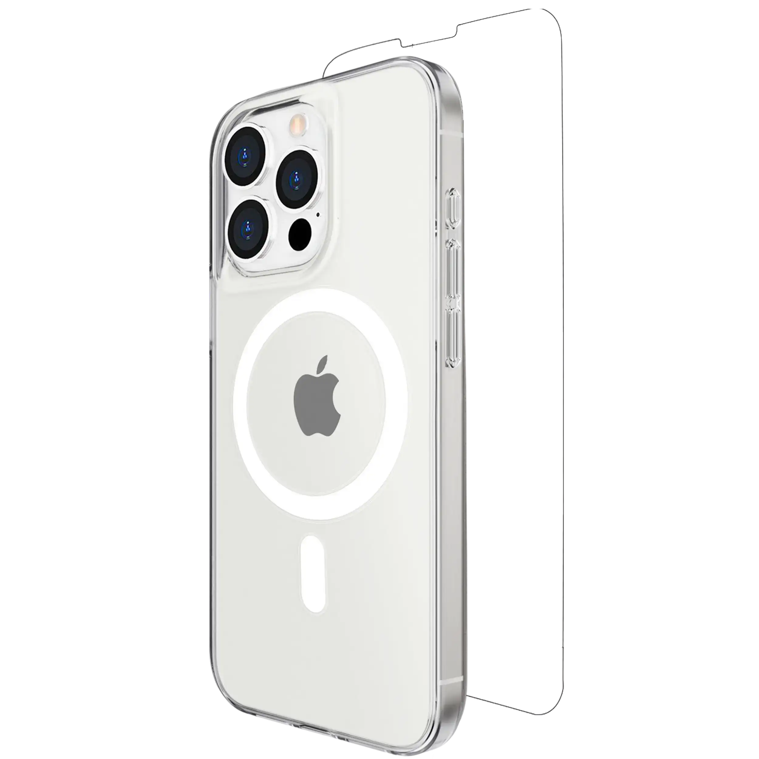 Clear Case mit Display Protector And MagSafe für iPhone 15 Pro (Skech)