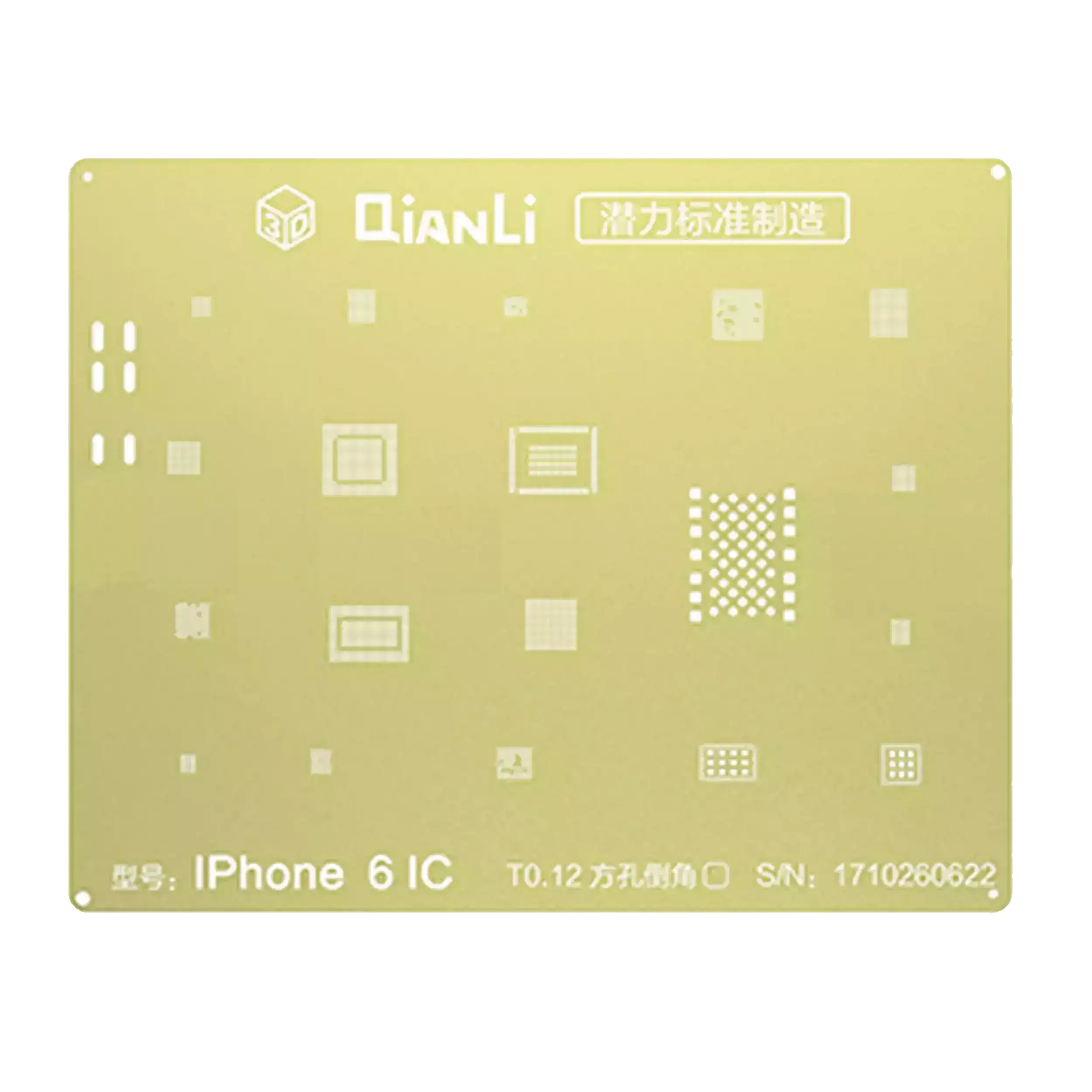 3D IC Golden Schablone für iPhone 6 / 6 Plus (Qianli)