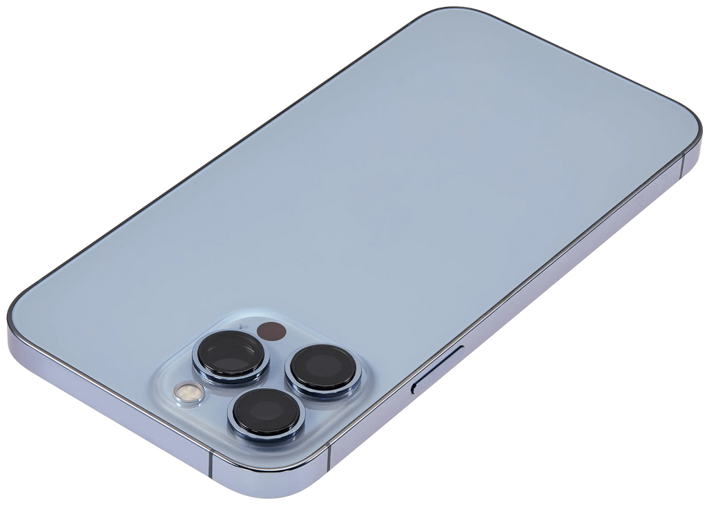 Original Apple-Ausbau A gebraucht – iPhone 13 Pro Backcover/Rahmen Sierrablau