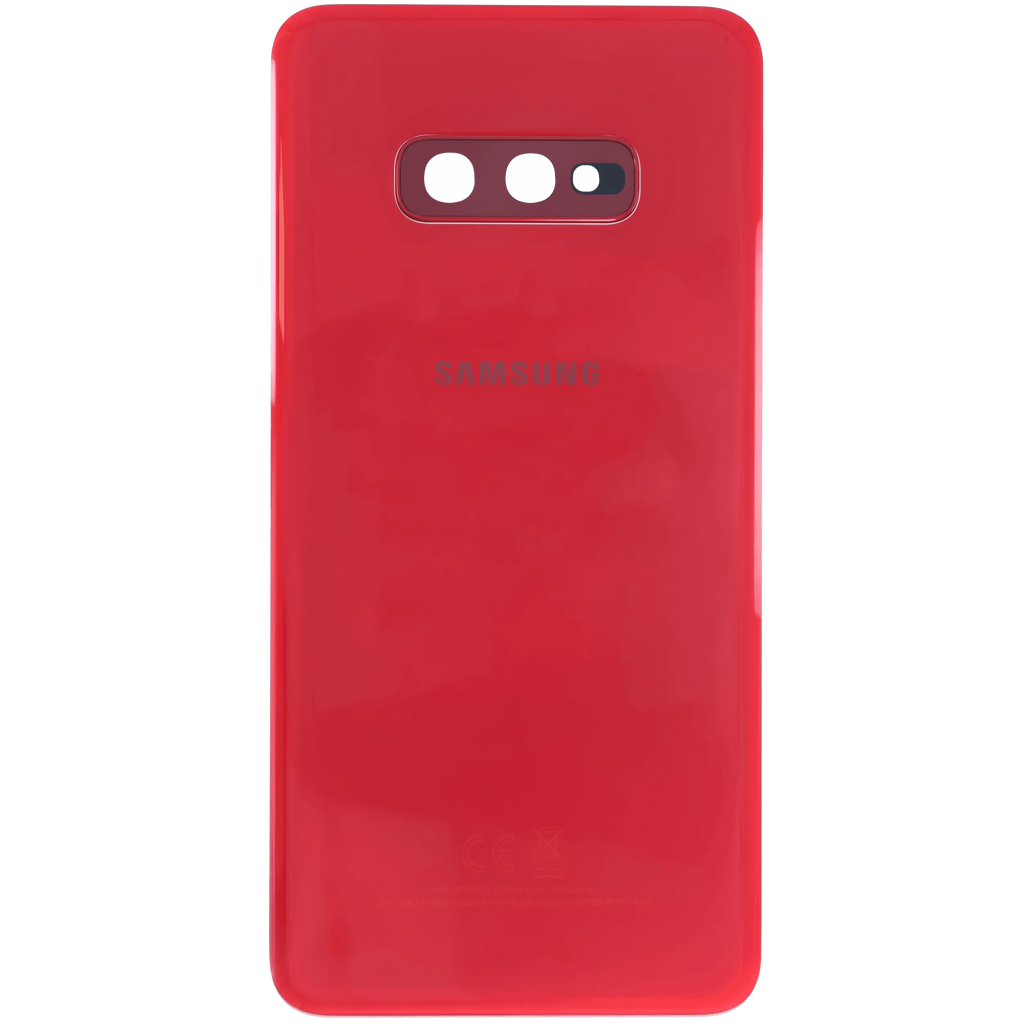 Backcover Glass mit Camera Lens für Samsung Galaxy S10e (Service Pack) (Rot)
