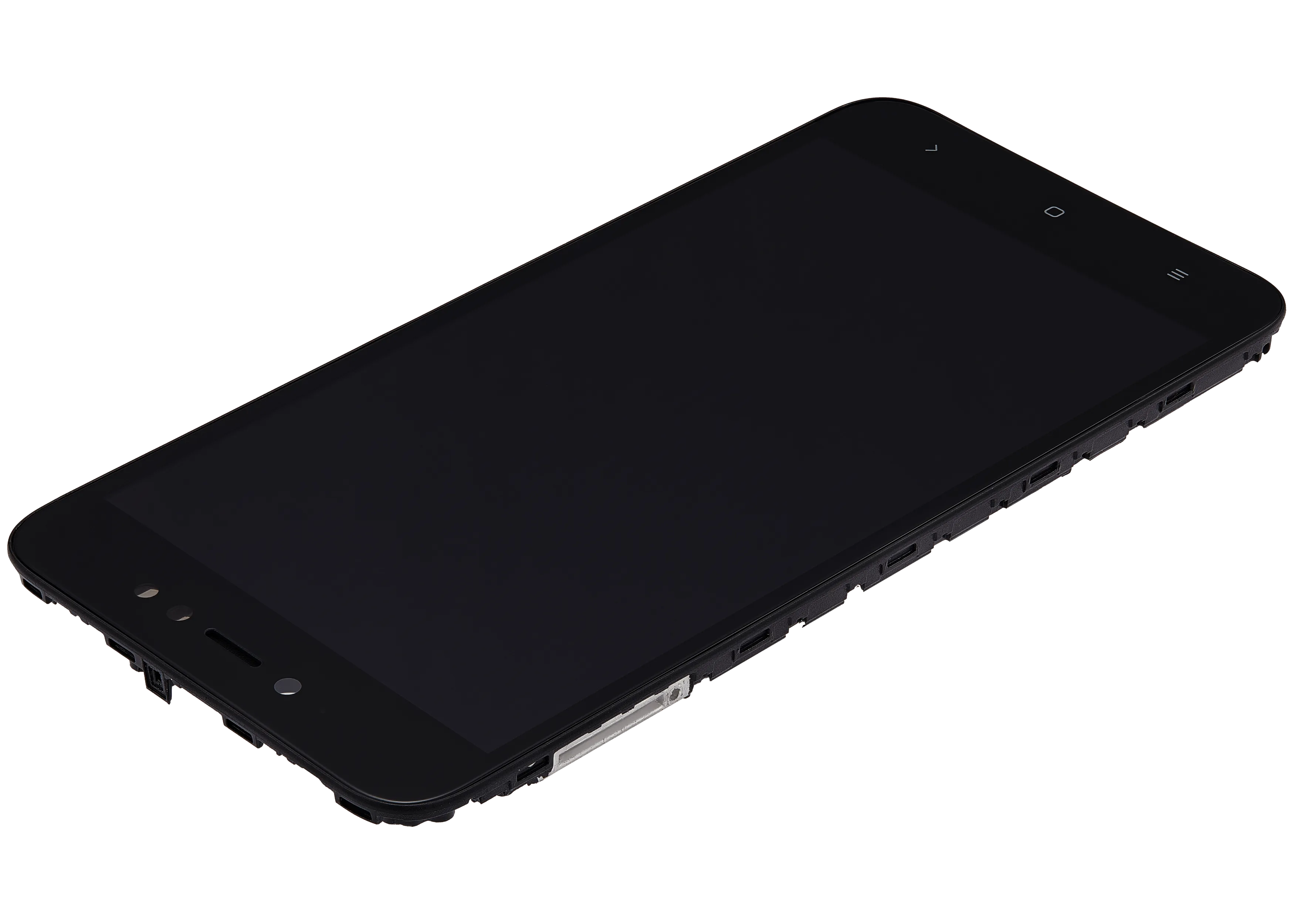 LCD-Display mit Rahmen für Xiaomi Redmi Note 5A (Aftermarket Plus) (Schwarz)