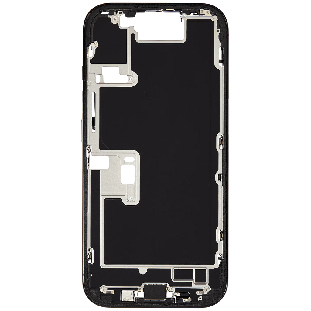 Gehäuse mit Ladebuchse für iPhone 16 Pro US Schwarz Titan OEM A