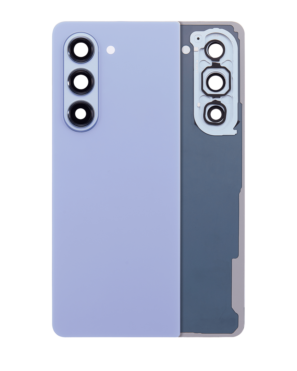 Backcover mit Kameralinse für Samsung Galaxy Z Fold 5 (Service Pack) (Icy Blue)