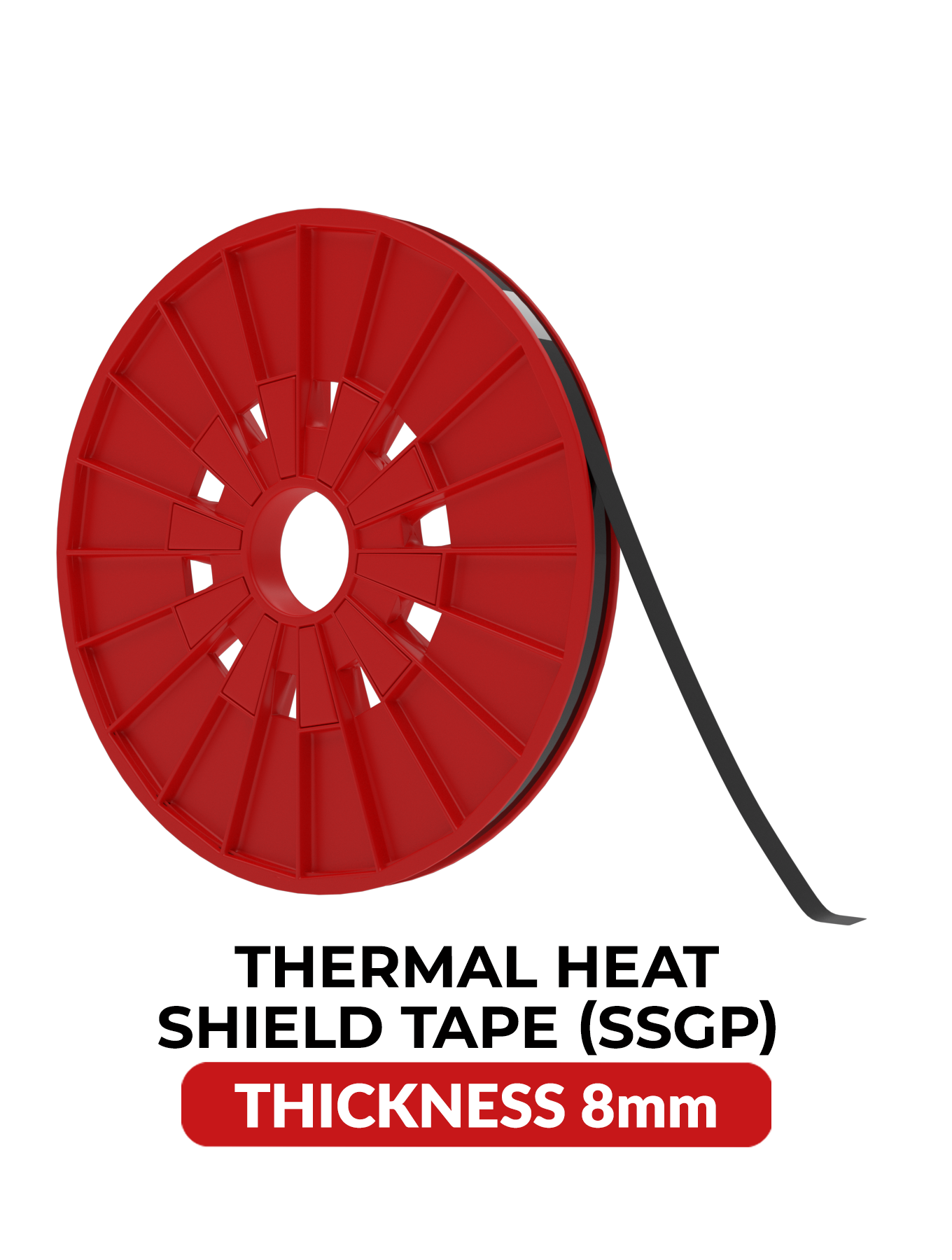 Thermal Heat Shield Tape (8MM x 25M) (SSGP)