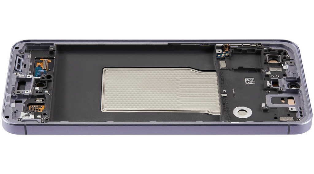 OLED-Display mit Rahmen für Samsung Galaxy A57 5G (A576 / 2026) (Refurbished) (Lilac)