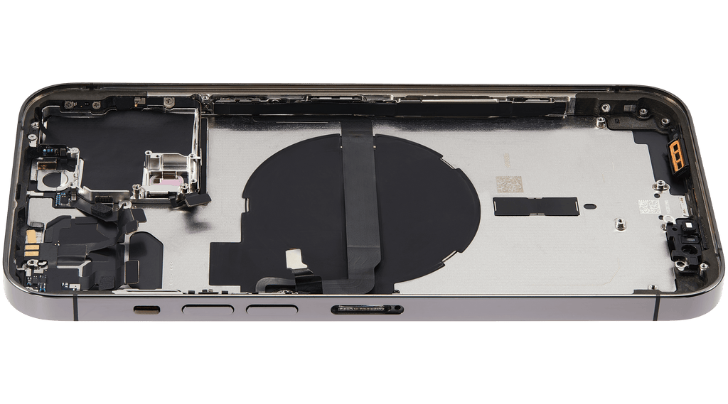 Backcover/Rahmen mit Small Parts für iPhone 13 Pro Max (EU / Global Version) (gebrauchter OEM-Ausbau, Qualität B) (Graphite)