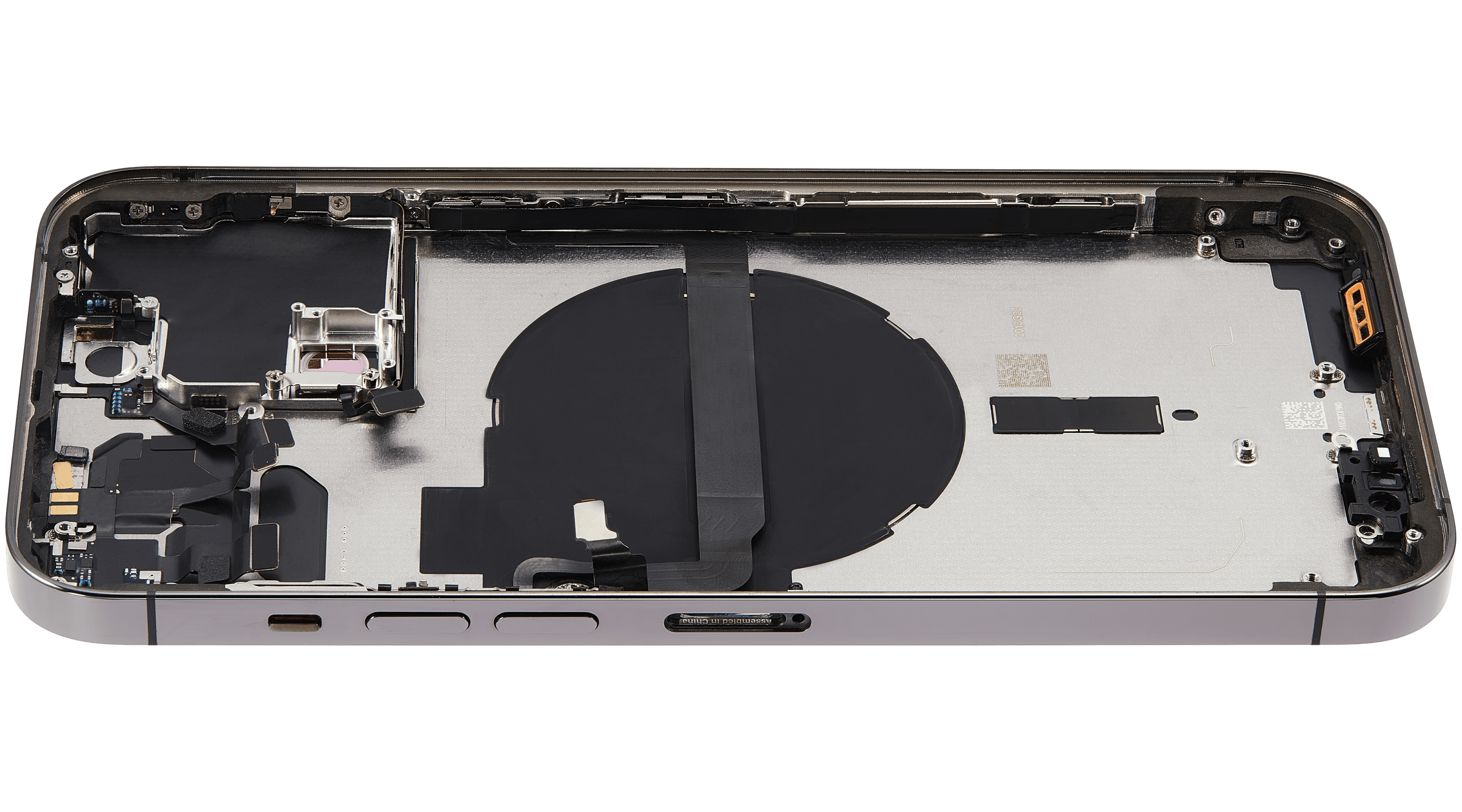 Backcover/Rahmen mit Small Parts für iPhone 13 Pro Max (EU / Global Version) (gebrauchter OEM-Ausbau, Qualität B) (Graphite)