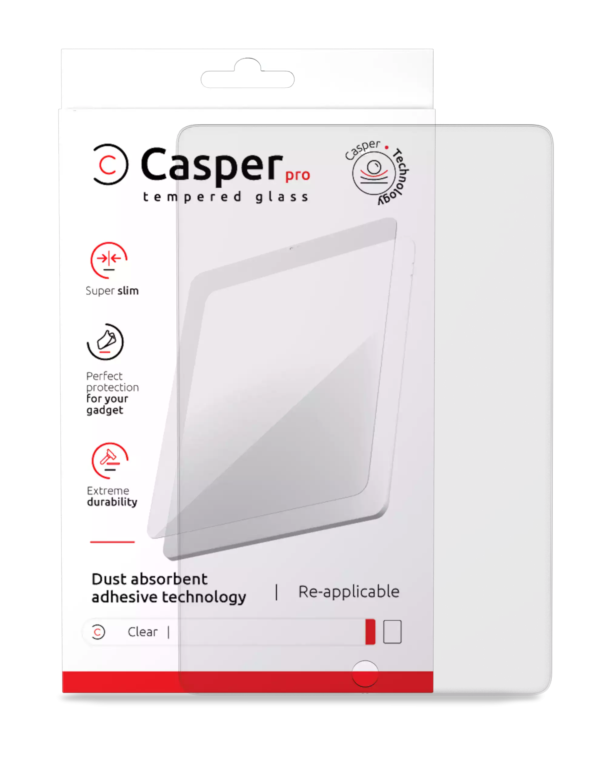 Casper Pro Tempered Glass for iPad Mini 1 / iPad Mini 2 / iPad Mini 3 (100 Pack) (Matte)