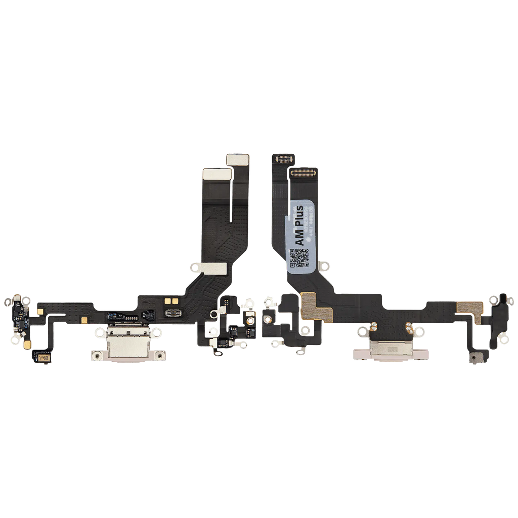 Ladebuchse Flex Cable für iPhone 17e (Aftermarket Plus) (Soft Pink)