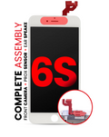 Complete LCD-Display mit Stahlplatte für iPhone 6S (mit Front Camera: Prox Sensor & Ear Speaker) (Aftermarket Plus) (Weiß)