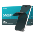 Wrapd Crystal UV - UV PET Display Protector Film (25 Pack) (Matte Privacy)
