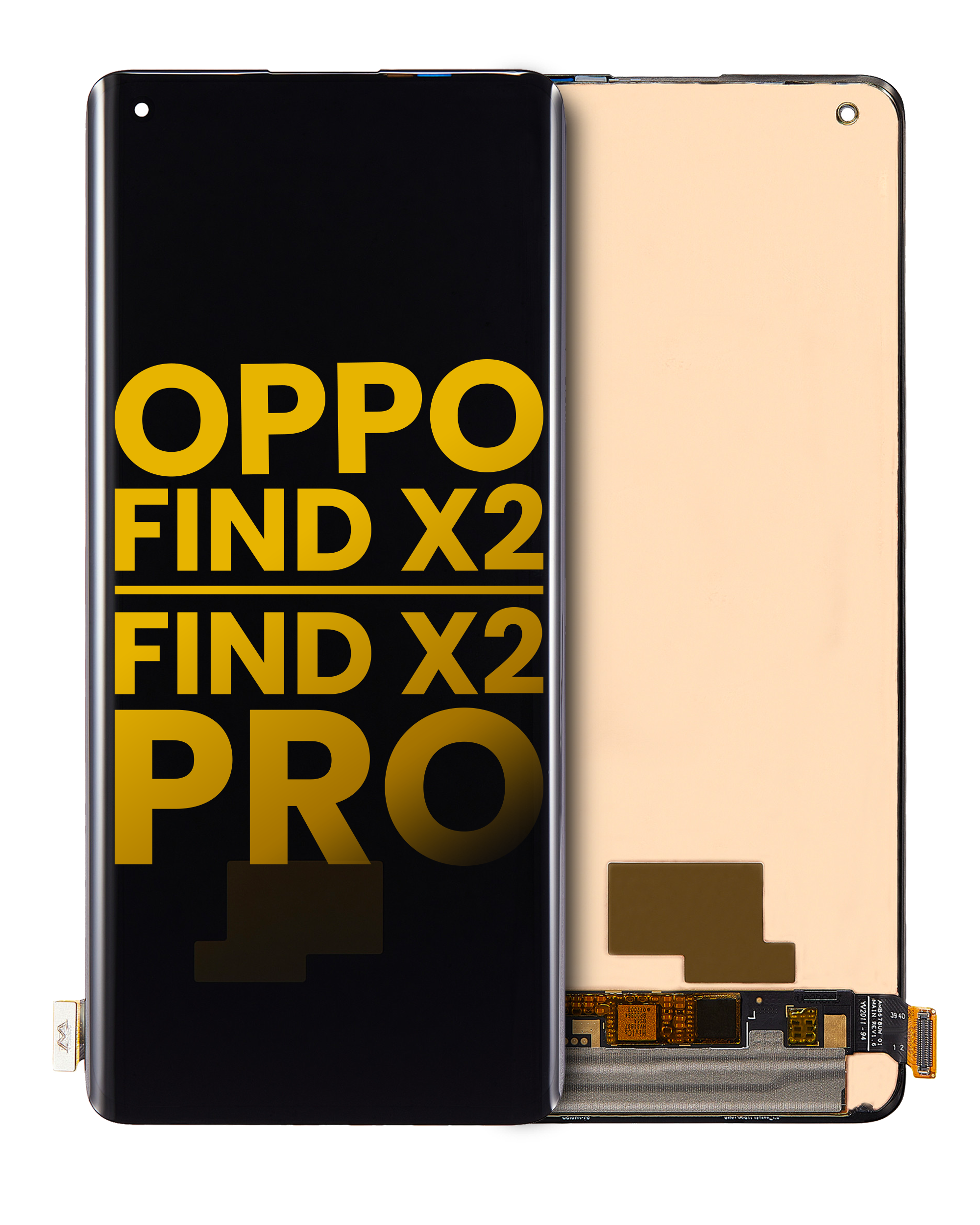 OLED-Display ohne Rahmen OPPO Find X2/Pro Refurbished