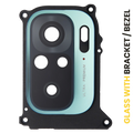 Kameralinse hinten mit Halterung für Xiaomi Redmi Note 10 (Aqua Green)