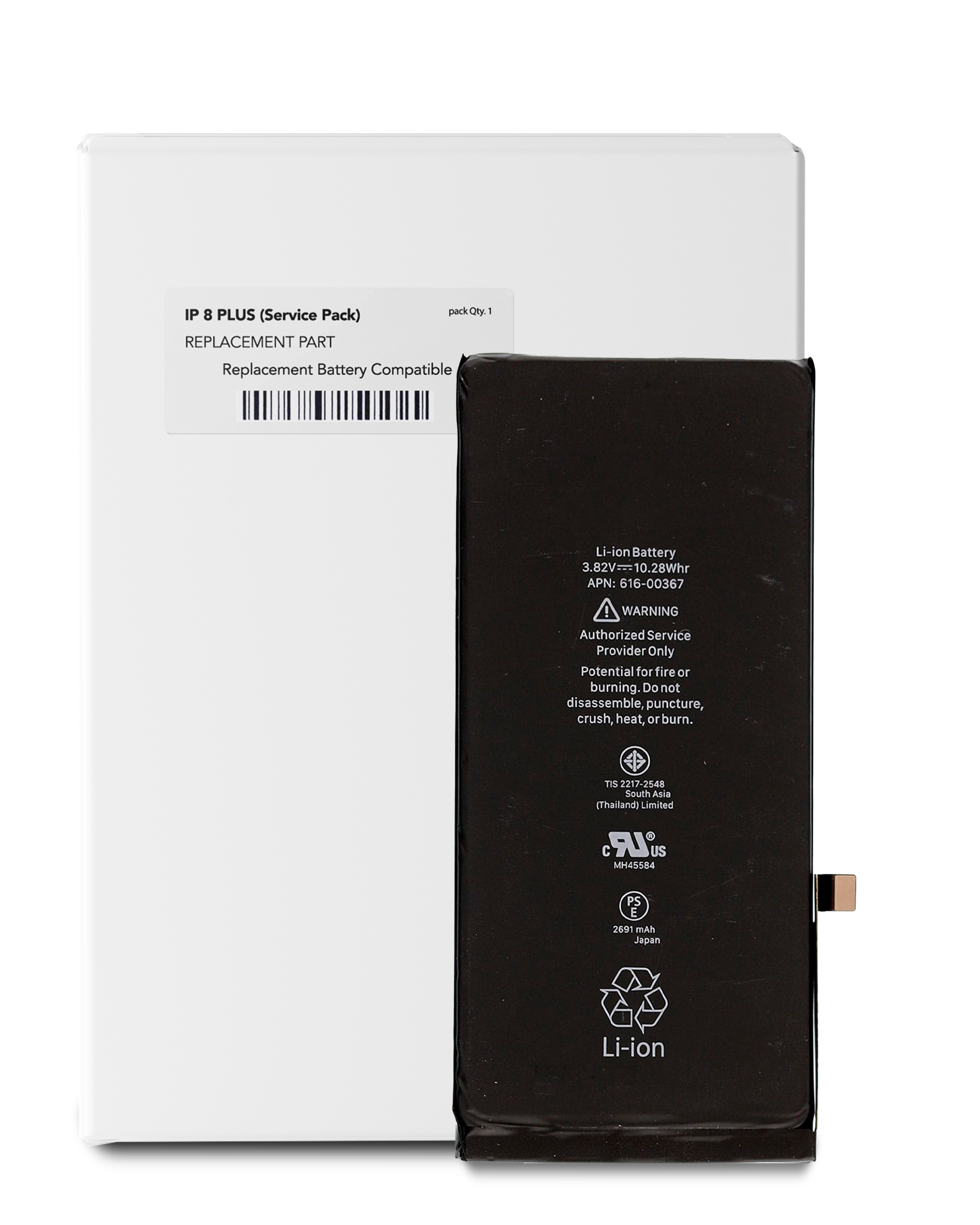 Ersatzakku für iPhone 8 Plus (Service Pack)