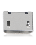 Micro B 5-pin charging socket with 2 mounting points (C042) - Soldering required