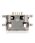 Charging Port Soldering Required - 05 Pin - Micro-B - 4 Anchor Points (C076)