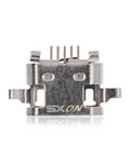 Ladebuchse zum Löten - 5-Pin Micro B - 4 Ankerpunkte (C078)
