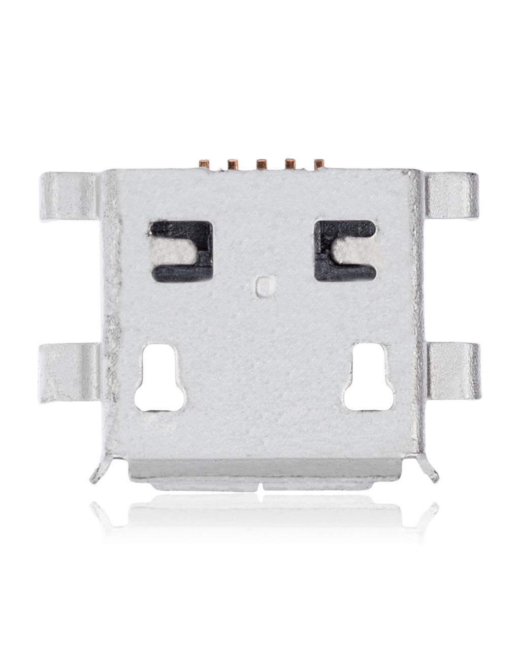 Charging socket, soldering required, 5 Pin Micro B, 4 anchor points (C079)