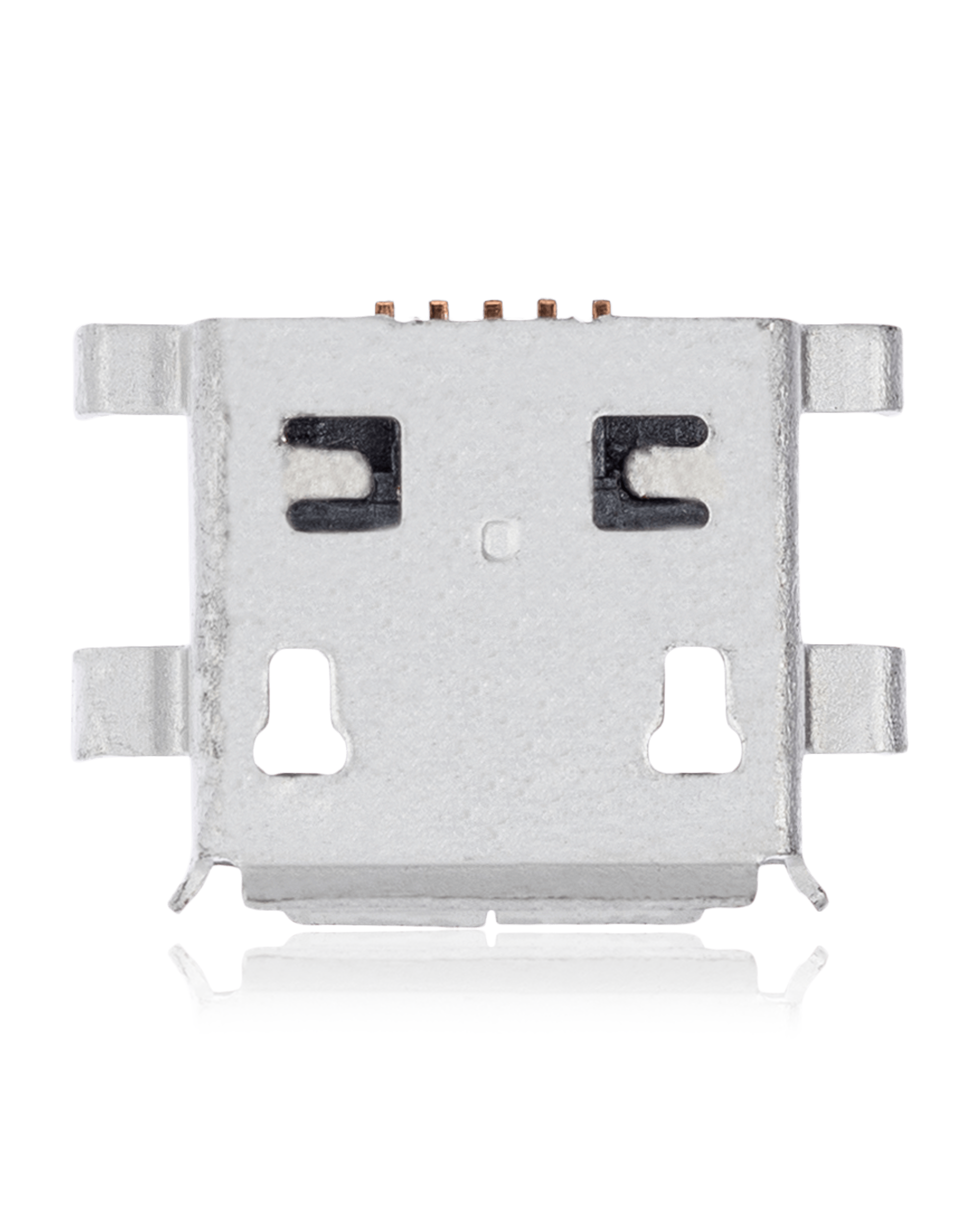 Charging socket, soldering required, 5 Pin Micro B, 4 anchor points (C079)