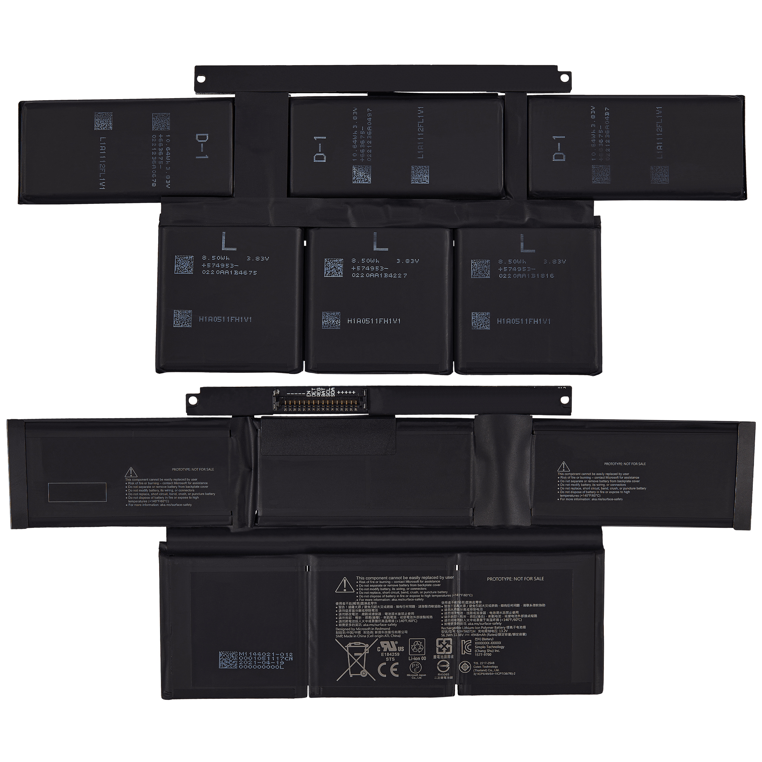 Replacement battery for Microsoft Surface Laptop Studio (1964)