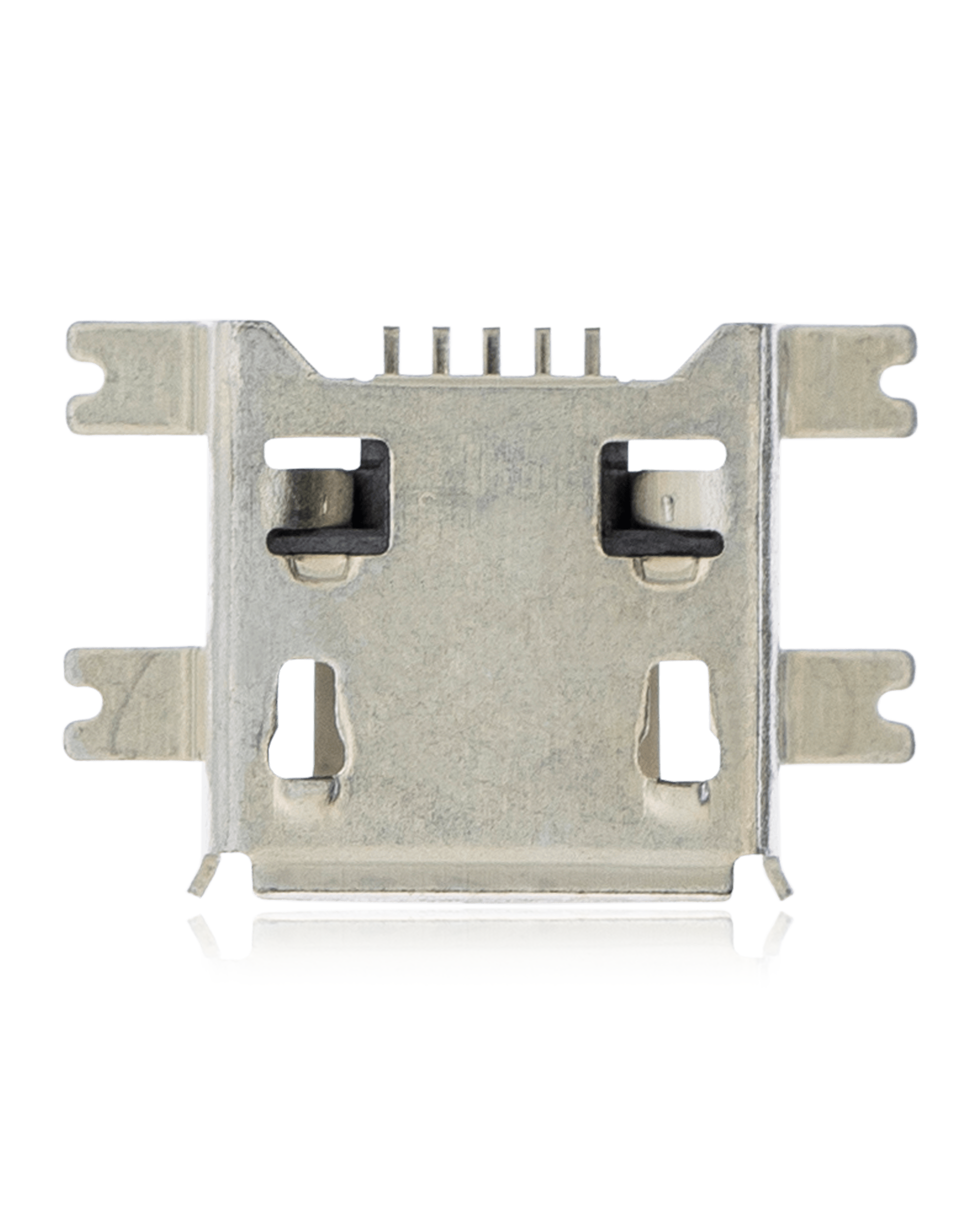Charging socket soldering required - 05-pin - Micro B - 4 anchor points (C121)