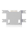 Ladebuchse, Lötarbeit erforderlich – 5 Pin – Micro B – 4 Ankerpunkte (C122)