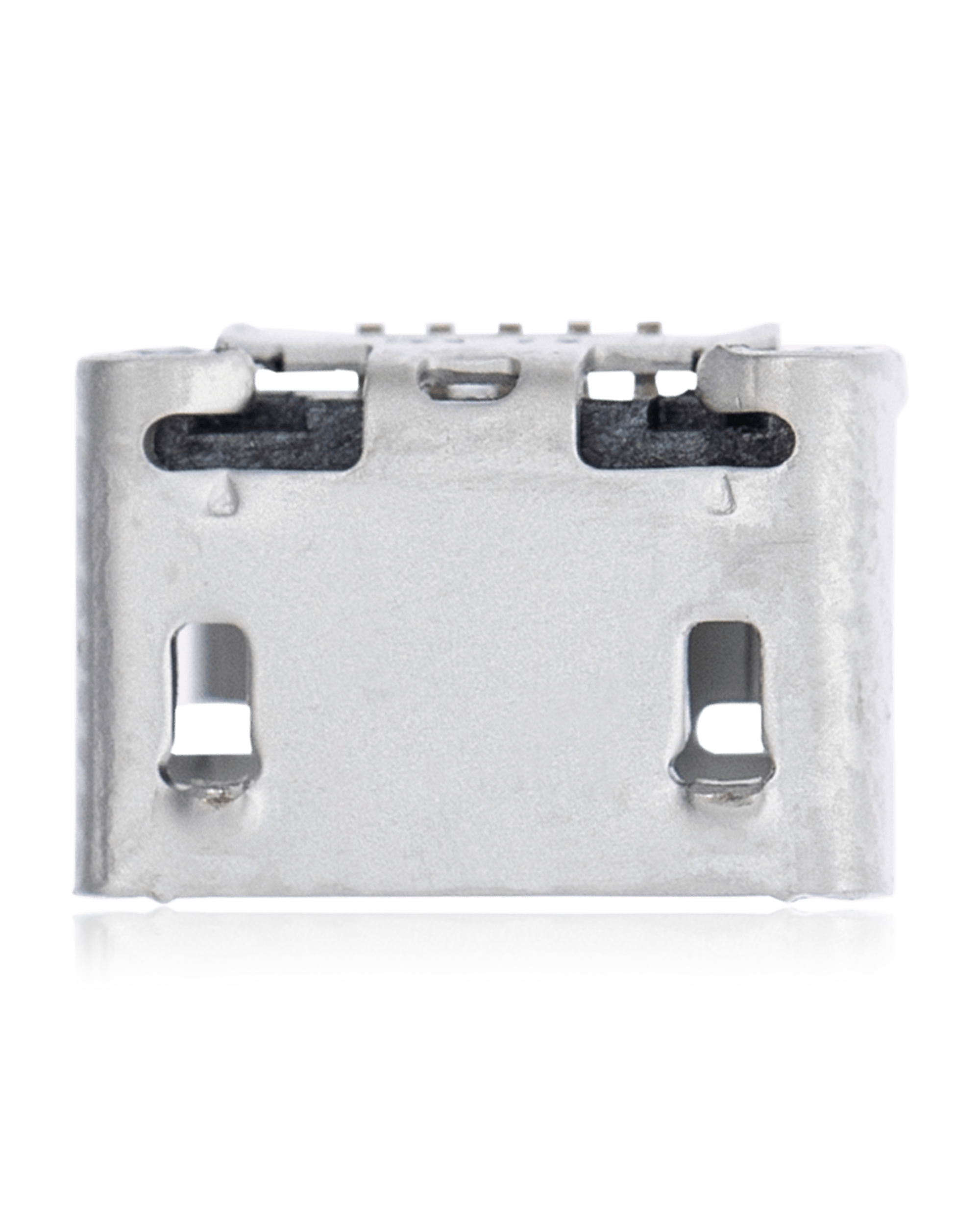 Charging socket soldering required - 5-pin Micro B - 4 mounting points (C134)