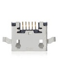 Ladebuchse 5-Pin Micro-A mit 4 Ankerpunkten (C182) - Löten erforderlich