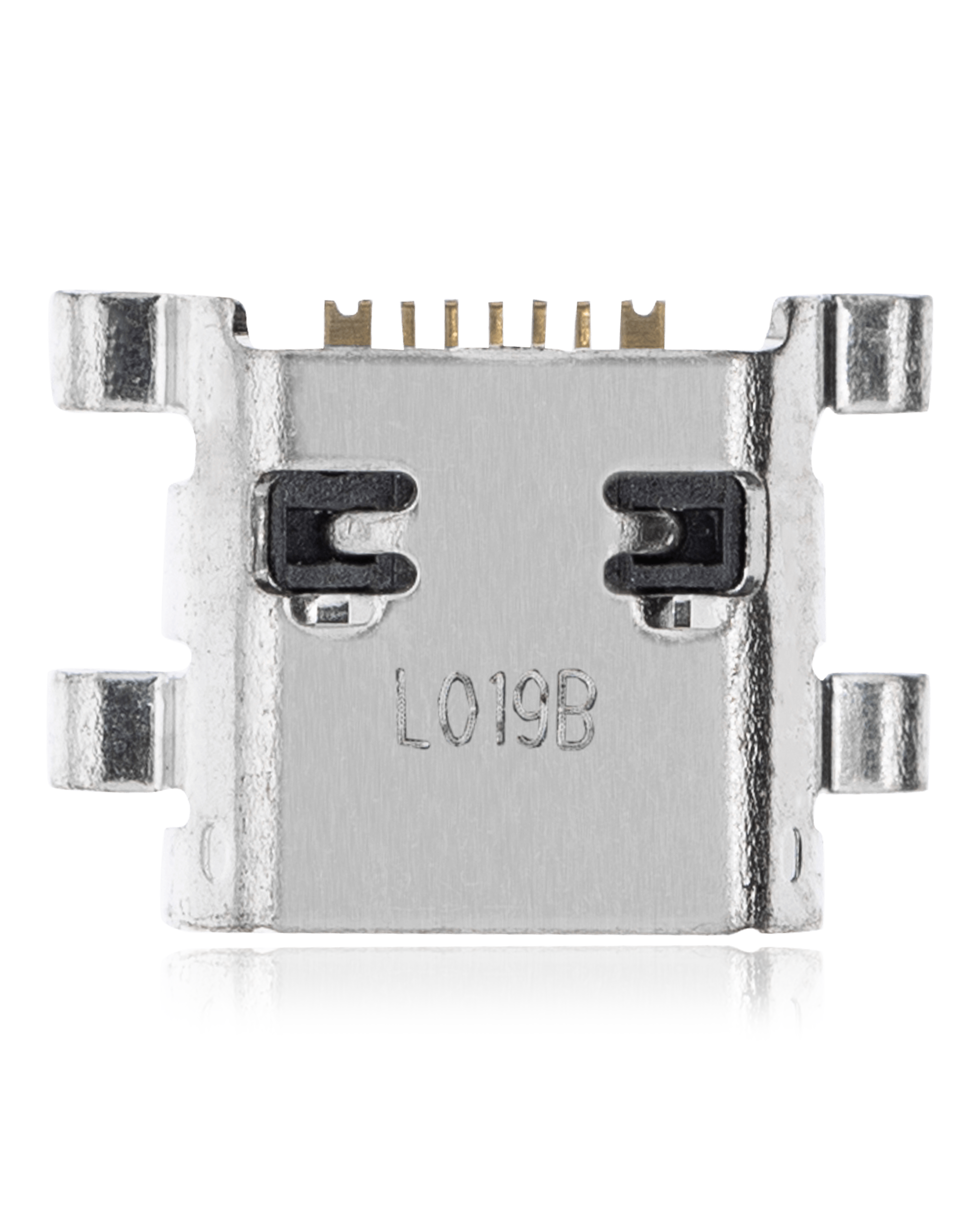 Charging port with soldering required - 07 Pin - Micro B - 4 mounting tabs (C221)