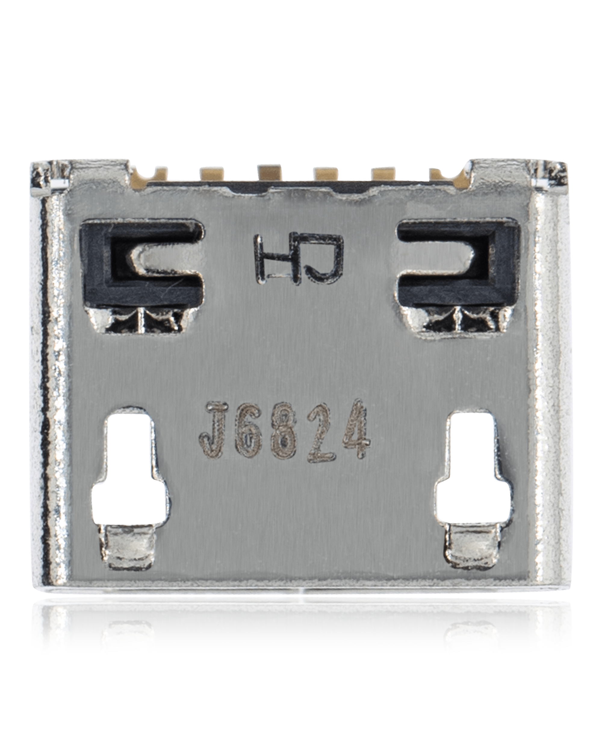 Charging Port, soldering required - 6-Pin - Micro B - 4 Anchor Points (C233)