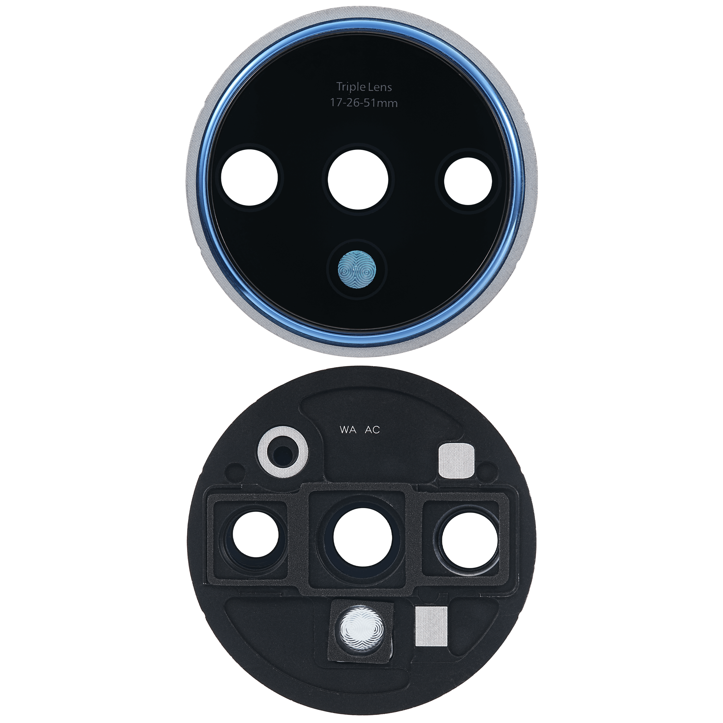 Rear Camera Lens with Holder for OnePlus 7T (Glacier Blue)