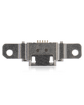 Charging socket, soldering required - 05 Pin - Micro B - 6 mounting points (C264)