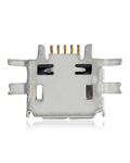 Ladebuchse - Löten erforderlich - 05 Pin - Micro B - 6 Ankerpunkte (C283)