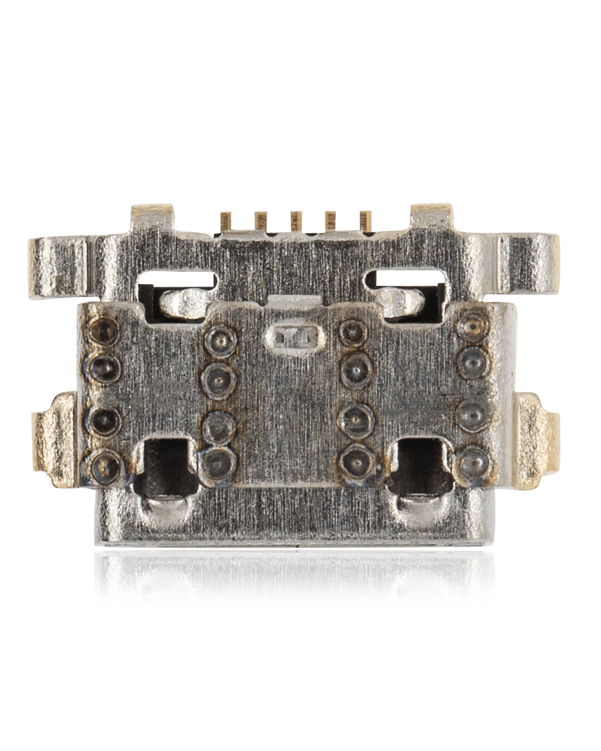 Charging socket with solder connection required - 05 Pin Micro B - 6 anchoring points (C291)
