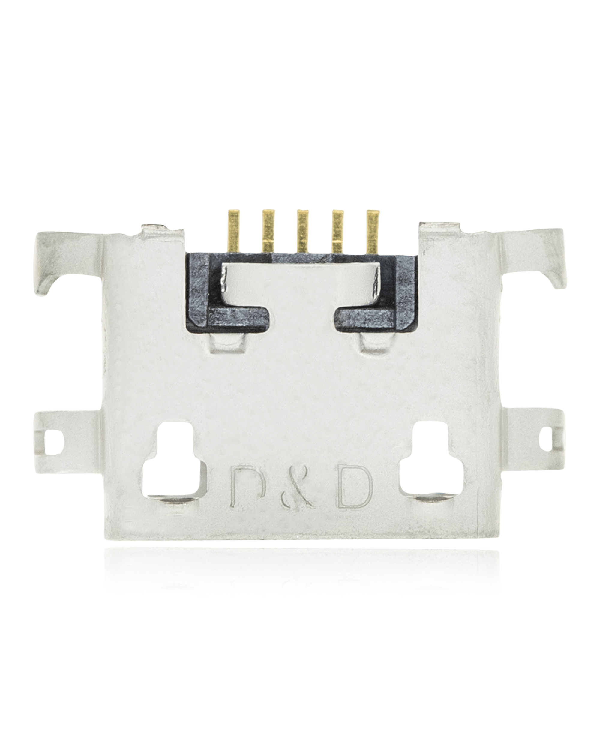 Ladebuchse Micro B 5-Pin mit 4 Ankerpunkten, Löten erforderlich (C402)