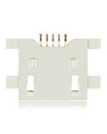 Ladebuchse mit Lötarbeiten - 5-Pin Micro B - 4 Befestigungspunkte (C403)
