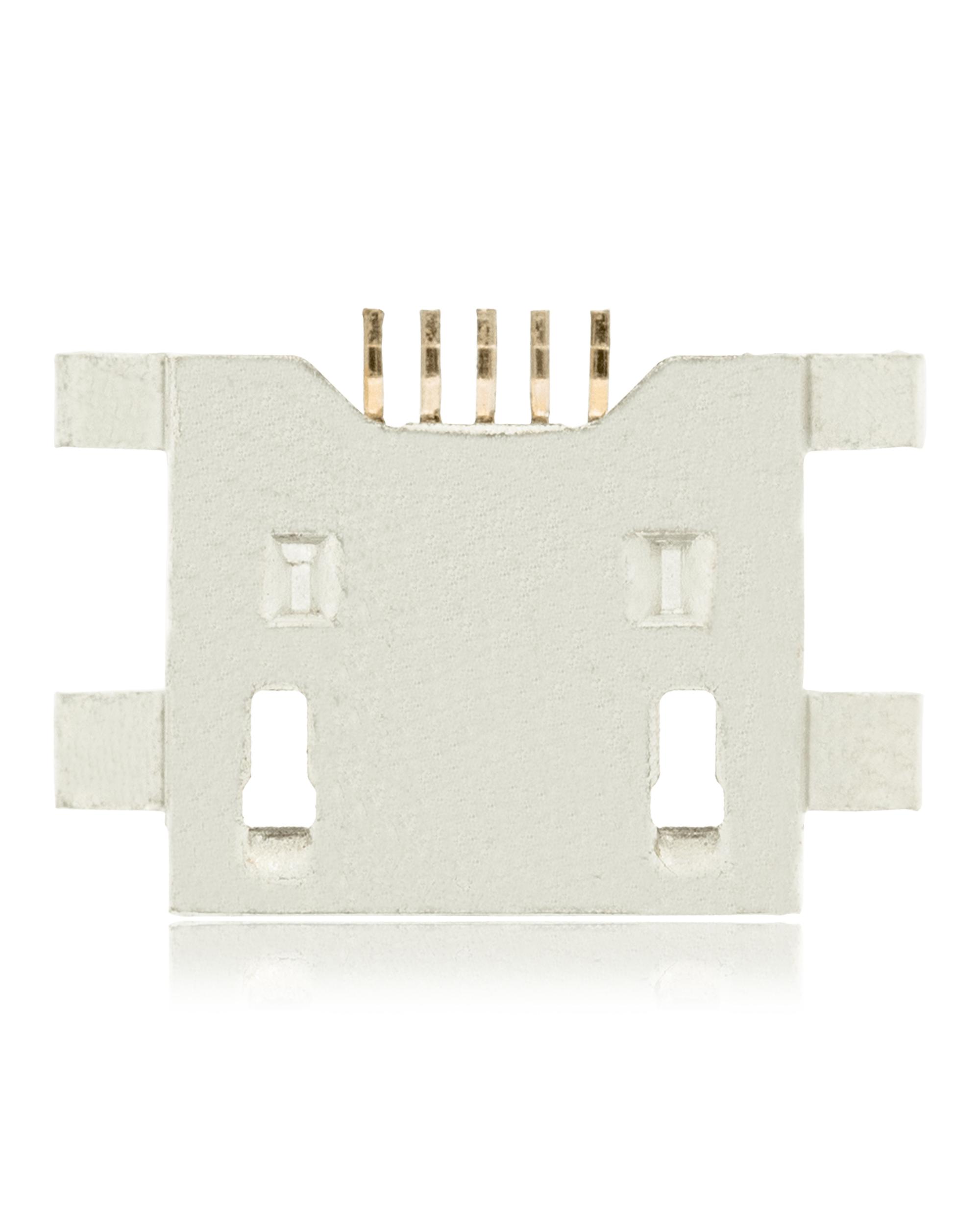 Ladebuchse mit Lötarbeiten - 5-Pin Micro B - 4 Befestigungspunkte (C403)