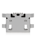 Charging socket soldering required - 5-pin - Micro-B - 4 anchor points (C377)