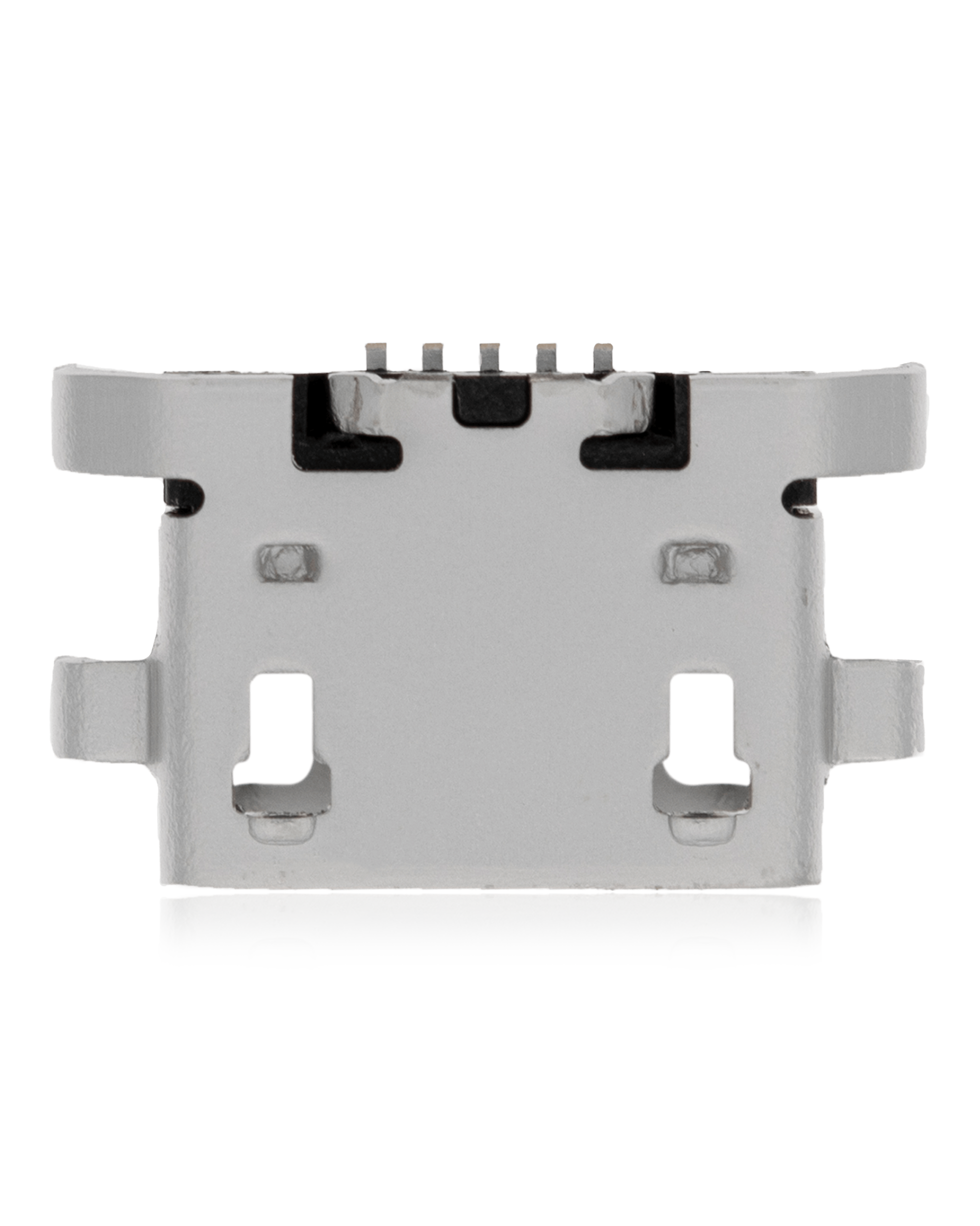 Charging socket soldering required - 5-pin - Micro-B - 4 anchor points (C377)
