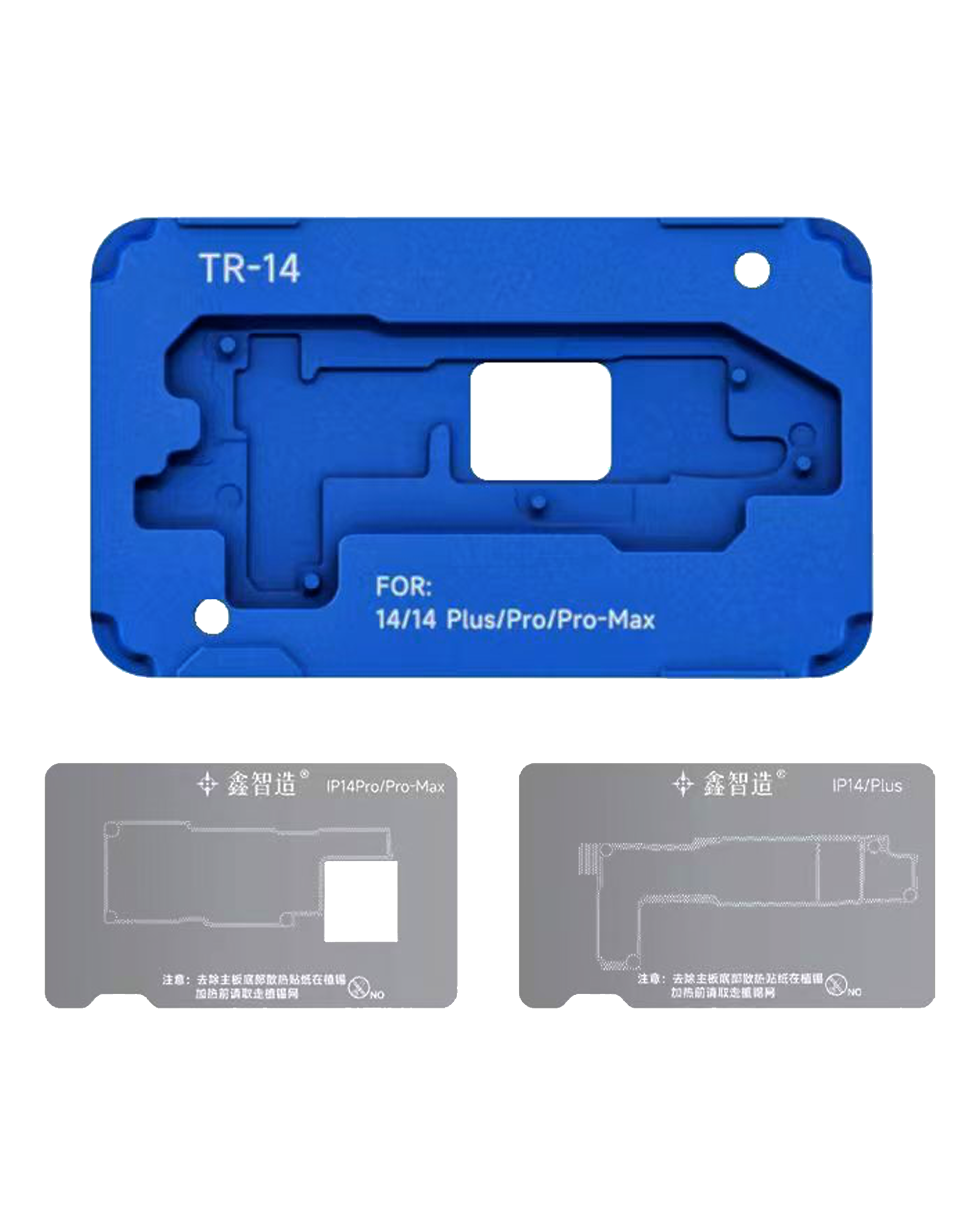 XinZhiZao Mittelschicht-Rahmen Reballing-Plattform iPhone X-14 Pro Max 18in1