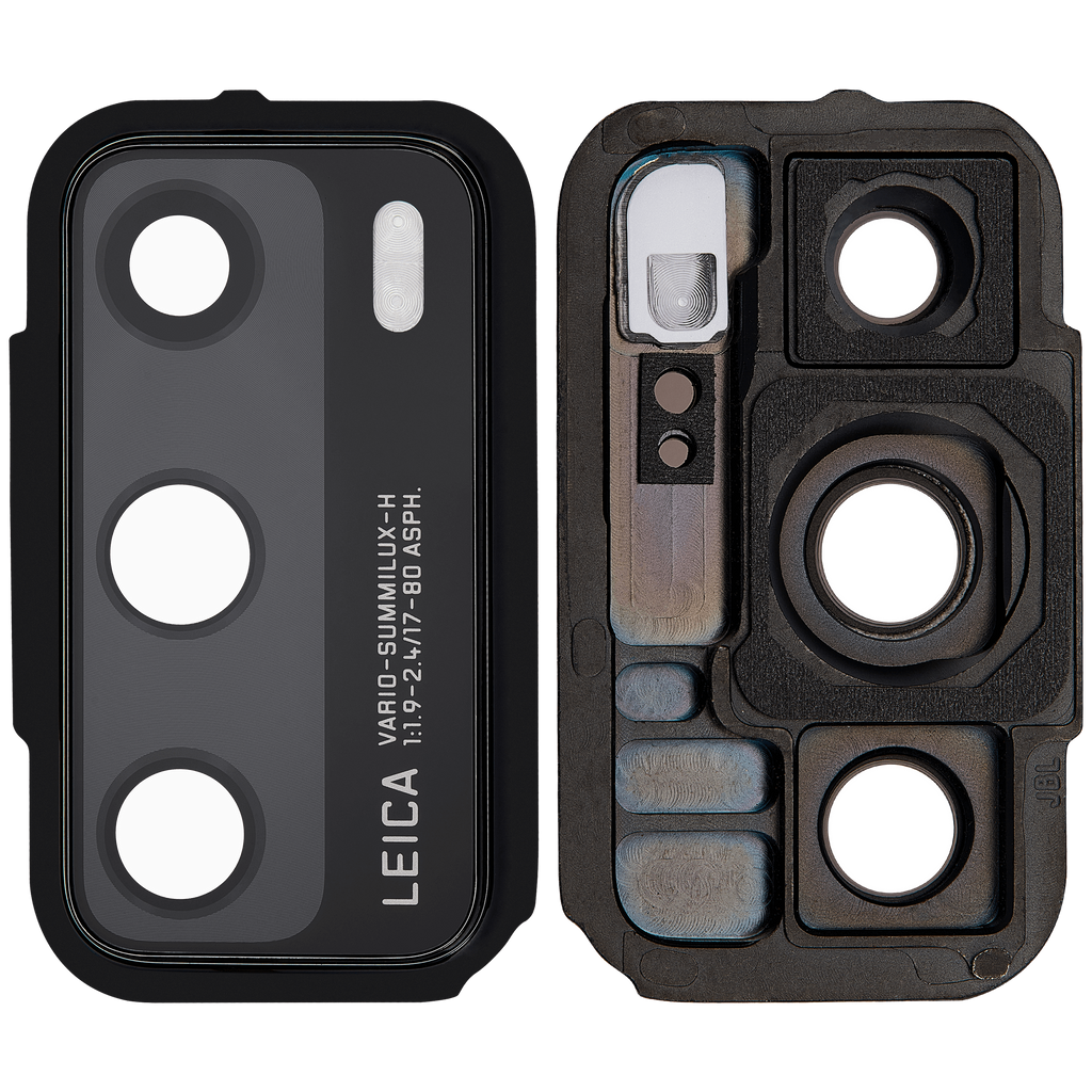 Rear camera lens with bracket for Huawei P40 (Black)